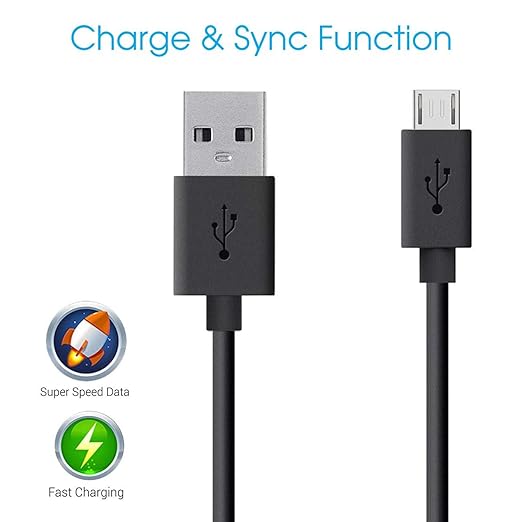 Buy USB Cable for BlackZone Turbo 4G USB Cable Original Like Charger Cable | Sync Quick Fast Charging Cable | Micro USB Data Cable | Android V8 Cable (4 Amp, 1 Meter, BM14, Black) | Buy.cahsforphone