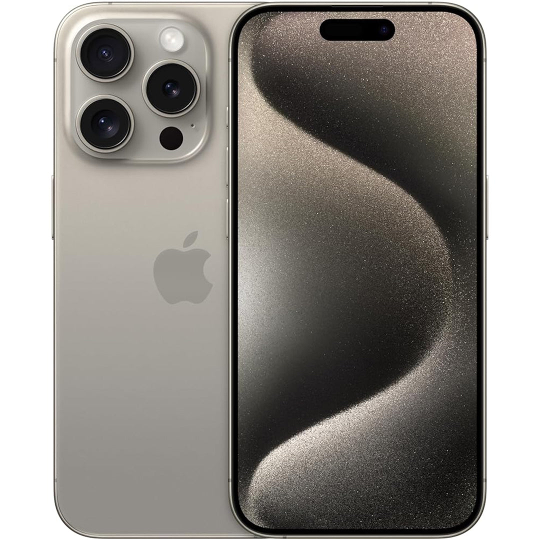 Buy Refurbished And Second Hand Apple iPhone 15 Pro Smartphone Online (Natural titanium) From CashForPhone.in