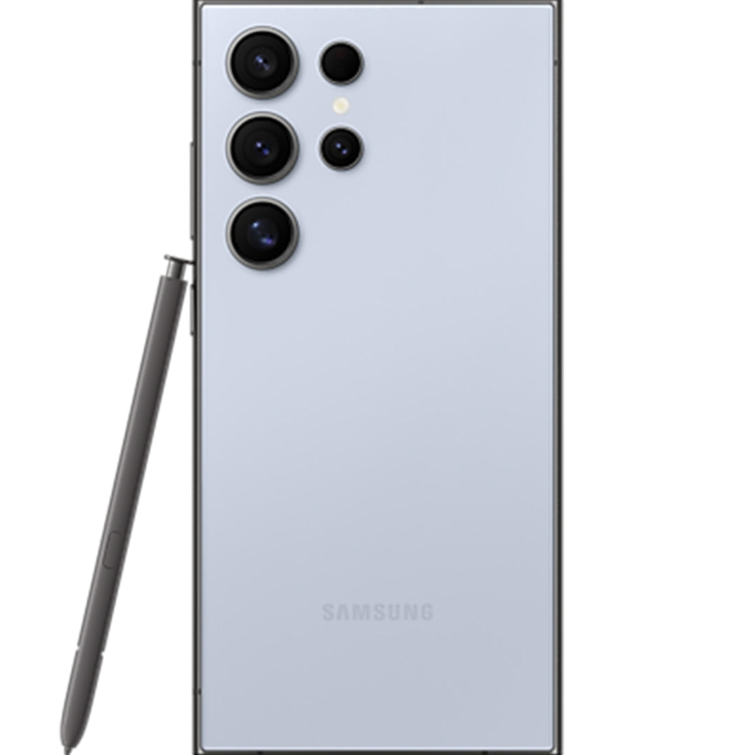 Buy Refurbished And Second Hand Samsung Galaxy S24 Ultra 5G Smartphone Online (Titanium Blue) From CashForPhone.in