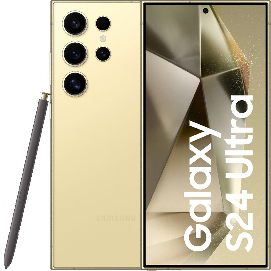 Buy Refurbished And Second Hand Samsung Galaxy S24 Ultra 5G Smartphone Online (Titanium Yellow) From CashForPhone.in