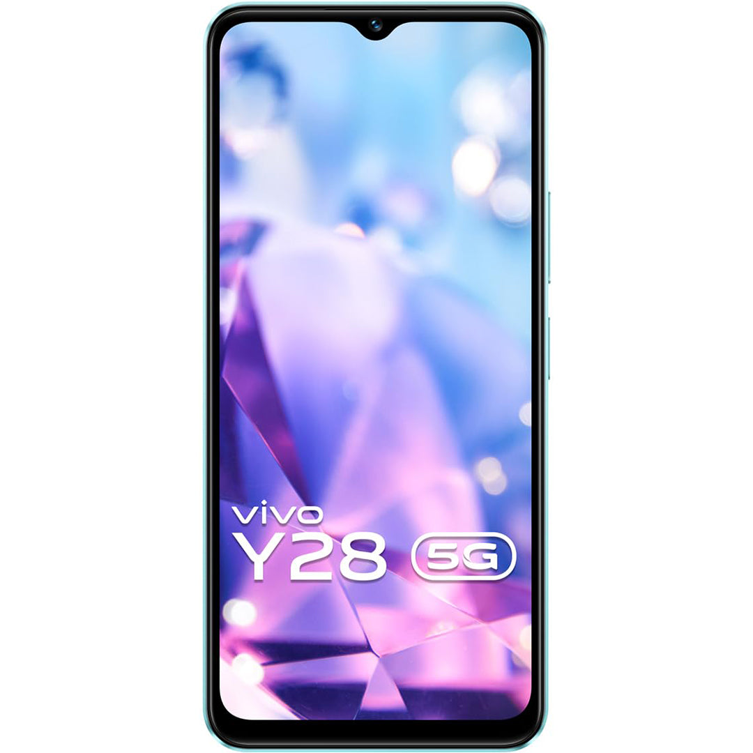 Buy Refurbished And Second Hand Vivo Y28 5G Smartphone Online (Glitter Aqua) From CashForPhone.in
