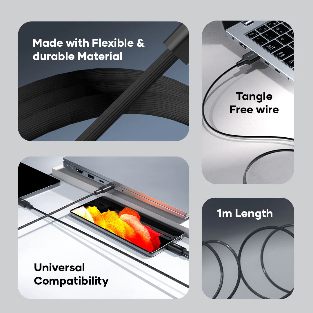 Wing Nexa Plus Data Cable Fast Charging