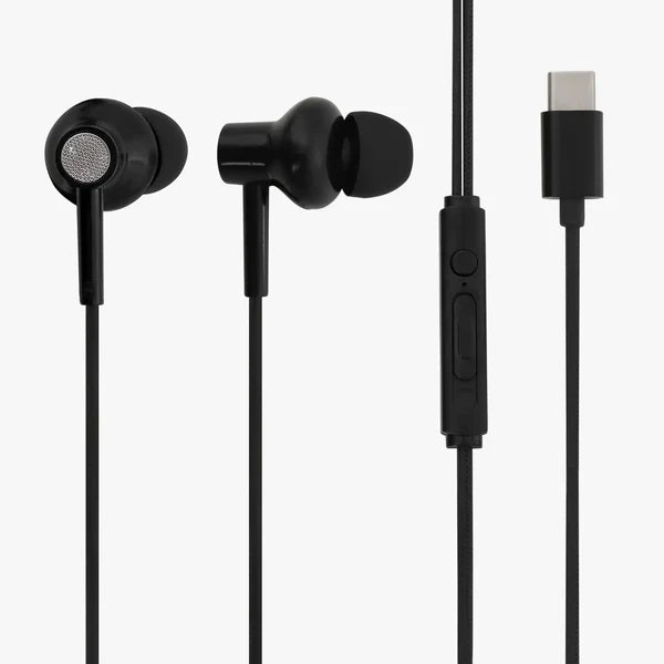 Lapcare C Woobuds Wired Earbuds with inbuilt MIC Black (LBD-138)