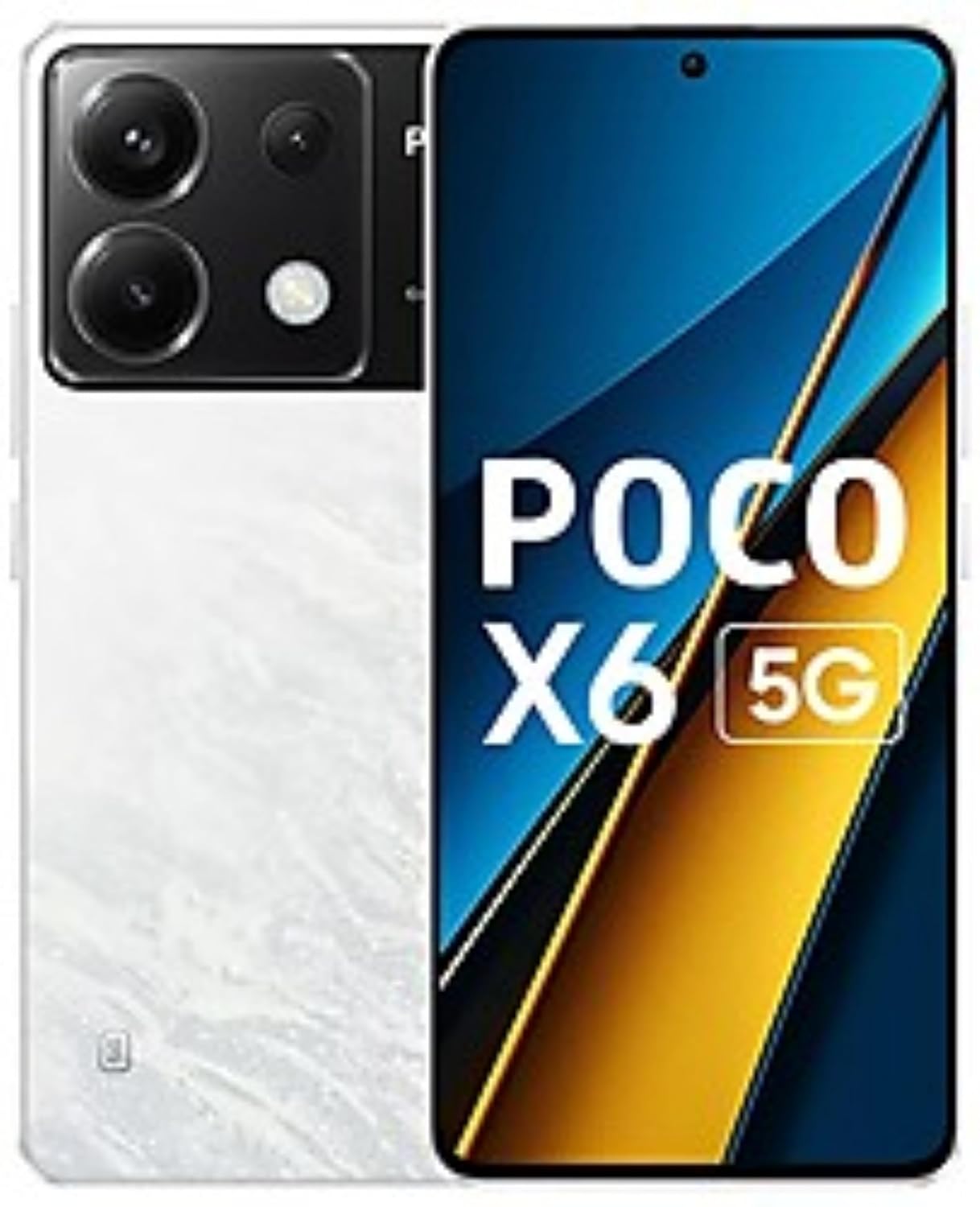 Buy Refurbished And Second Hand POCO X6 5G Smartphone Online (SNOWSTORM WHITE) From CashForPhone.in