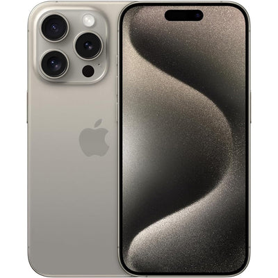 Buy Refurbished And Second Hand Apple iPhone 15 Pro Smartphone Online (Natural titanium) From CashForPhone.in