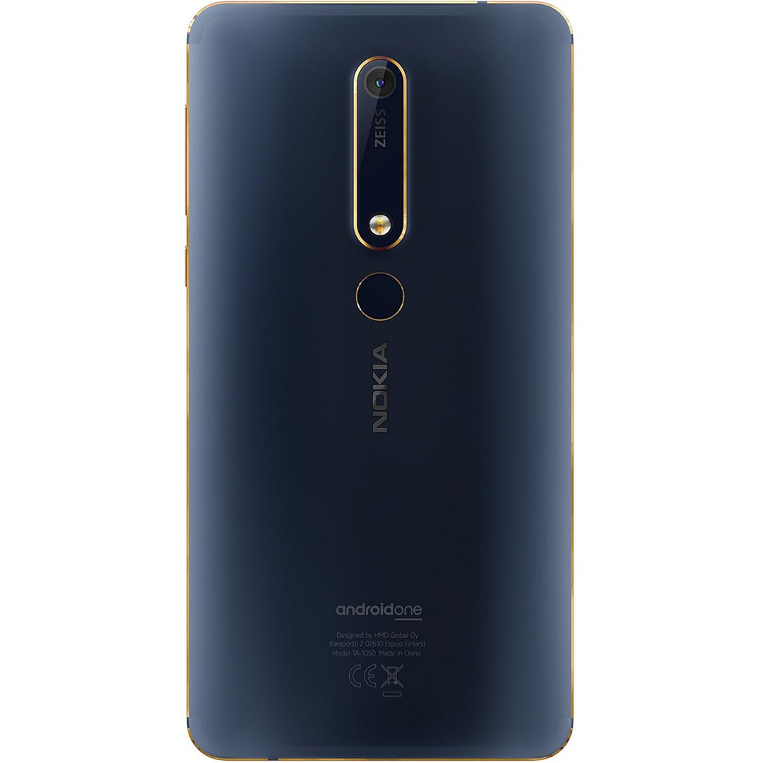 Buy Refurbished And Second Hand Nokia 6.1 Smartphone Online (Blue & Gold) From CashForPhone.in