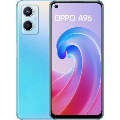 Buy Refurbished And Second Hand OPPO A96 Smartphone Online (Sunset Blue) From CashForPhone.in