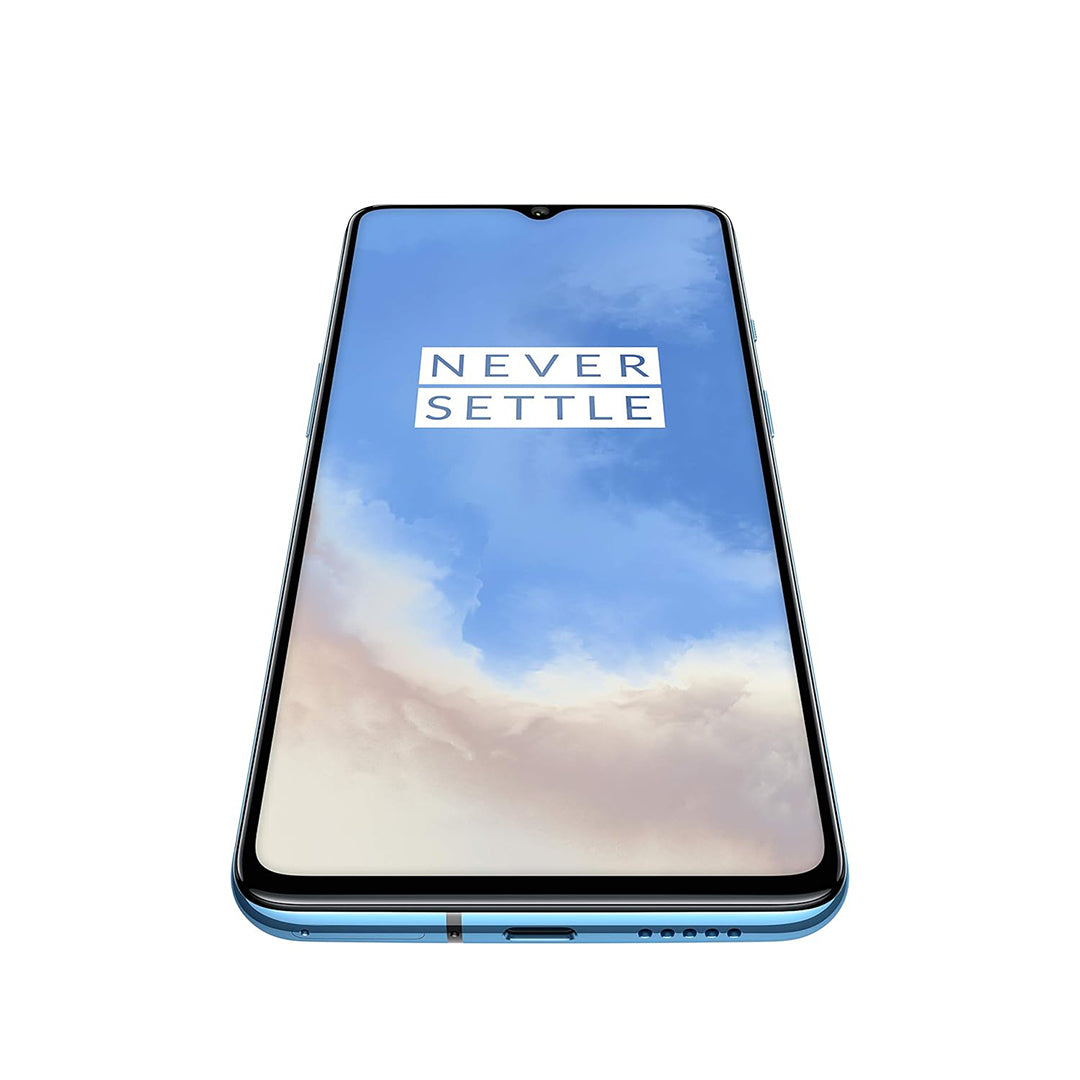 Buy Refurbished And Second Hand OnePlus 7T Smartphone Online (Glacier Blue) From CashForPhone.in