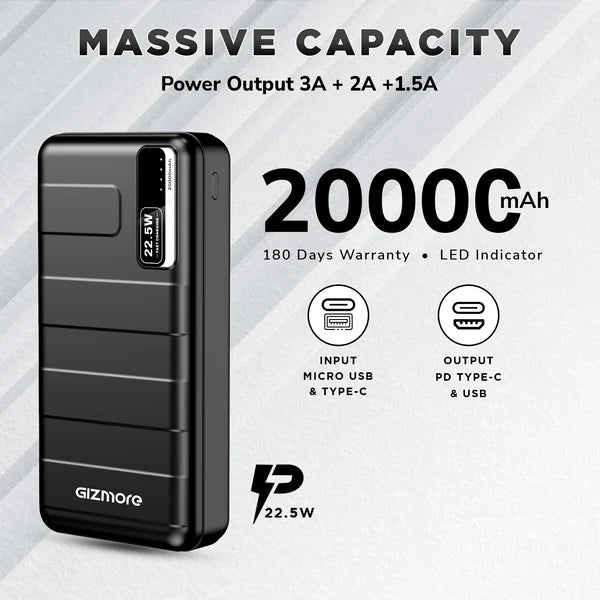 GIZ PD20KP2-Power Bank