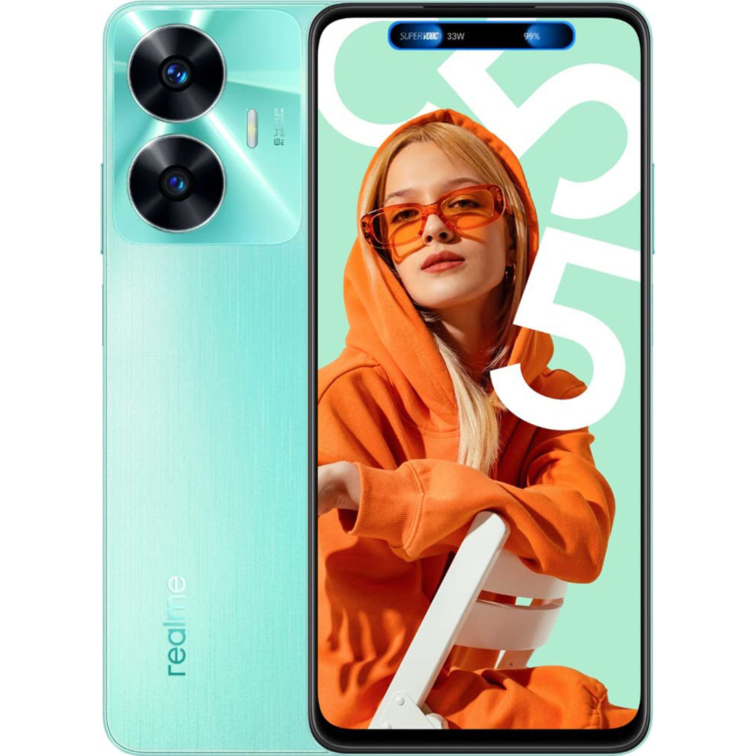 Buy Refurbished And Second Hand Realme C55 Smartphone Online (Rainforest) From CashForPhone.in