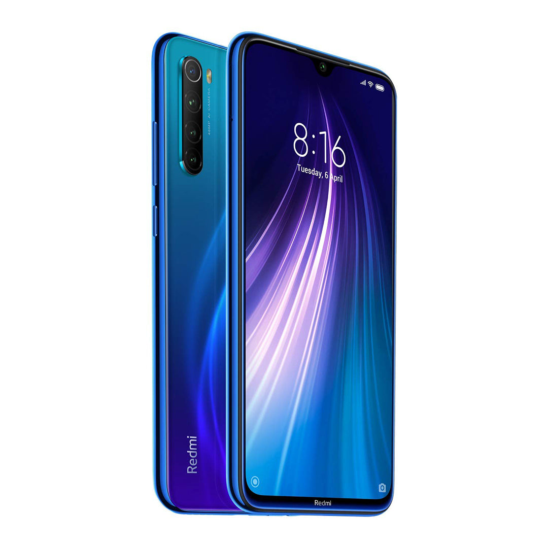 Buy Refurbished And Second Hand Xiaomi Redmi Note 8 Smartphone Online (Neptune Blue) From CashForPhone.in