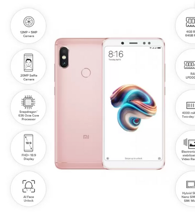 Refurbished Xiaomi Redmi Note 5 Pro (Rose Gold) - Buy.cashforphone