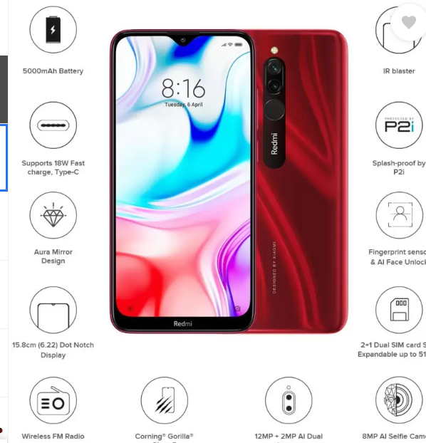 Buy Refurbished And Second Hand Xiaomi Redmi 9A Smartphone Online (Ruby Red) From CashForPhone.in